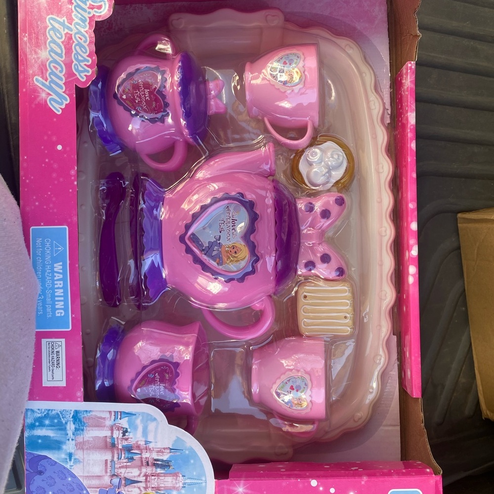 Princess Tea Set - Pink and Purple